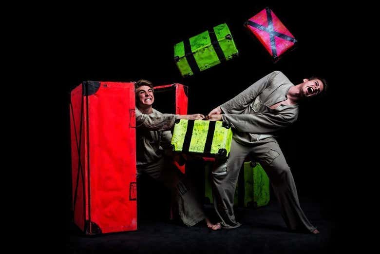 Black Light Theatre show in the Srnec Theatre